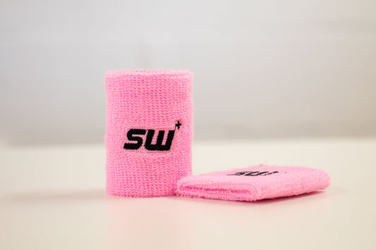 SW+ Sweatbands - Pink and Black