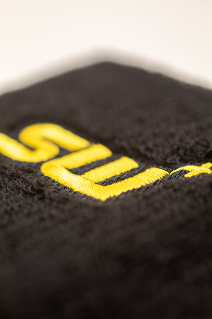 SW+ Sweatbands - Black and Yellow