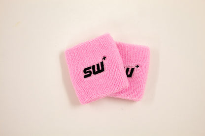 SW+ Sweatbands - Pink and Black