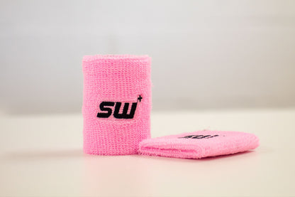 SW+ Sweatbands - Pink and Black
