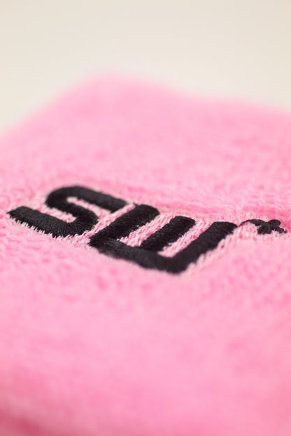SW+ Sweatbands - Pink and Black